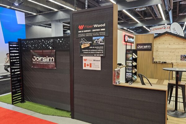 Stand Jorsim et FiberWood à l'exposition.